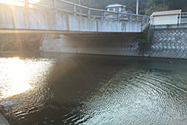 鴨部川橋梁下部
