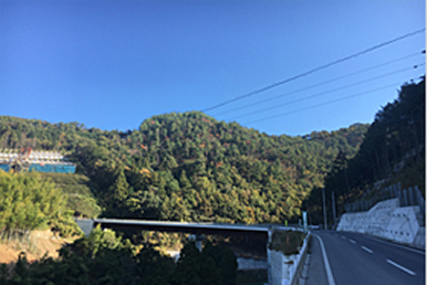 椛川ダム橋梁工事